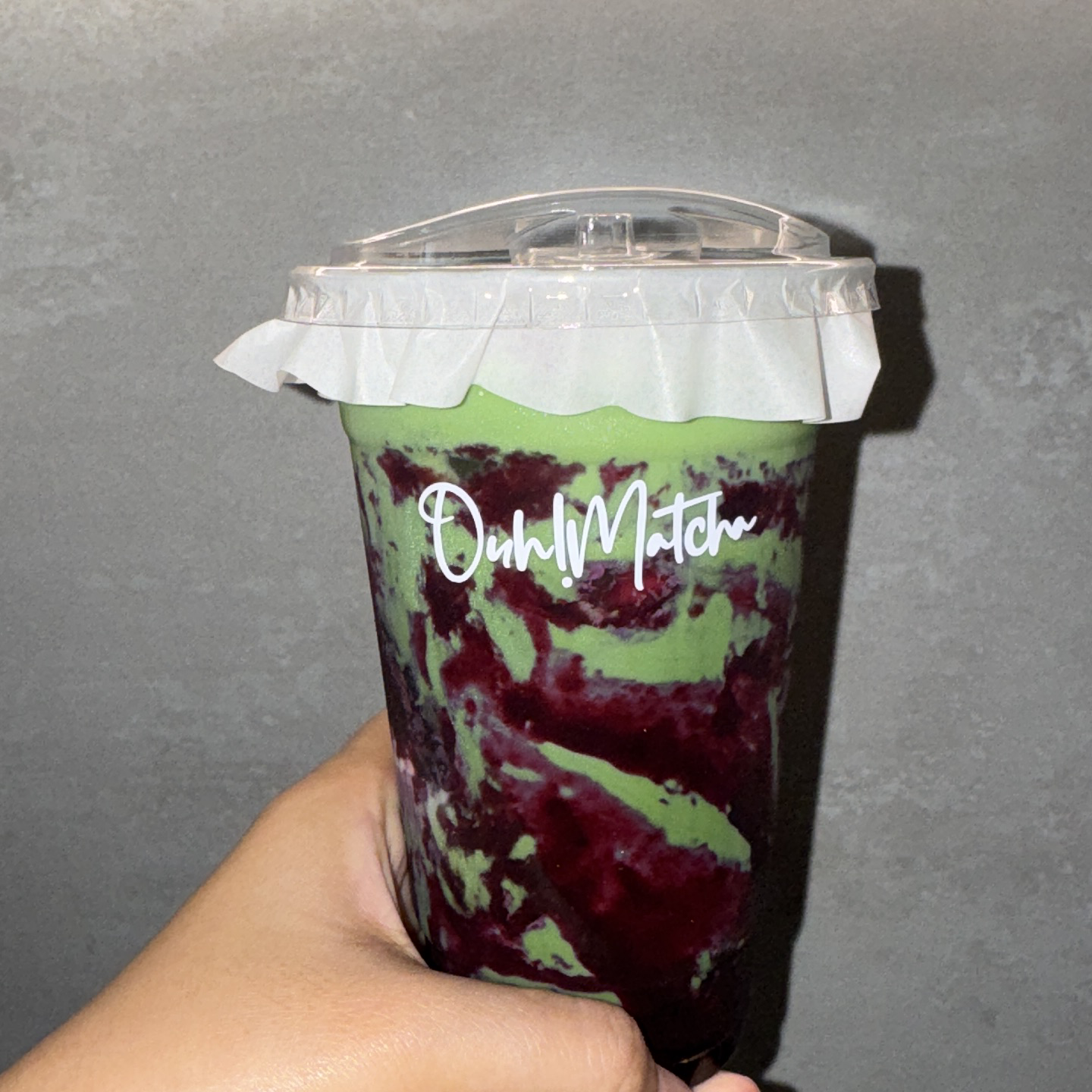 Blueberry Matcha Latte (Large)