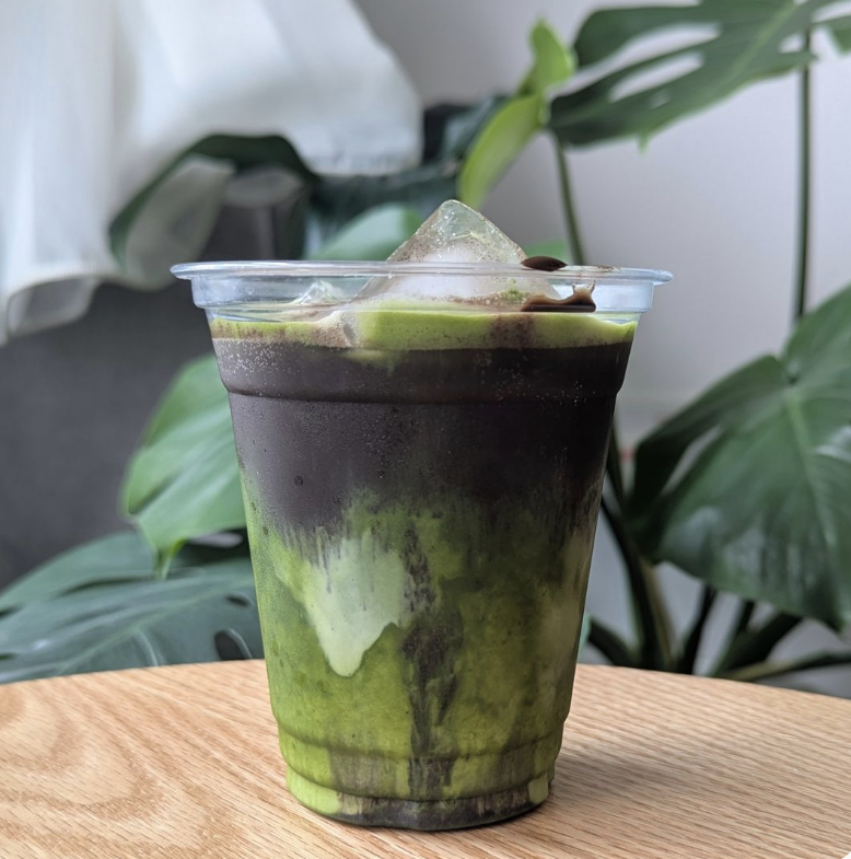 Matcha Hojicha Latte