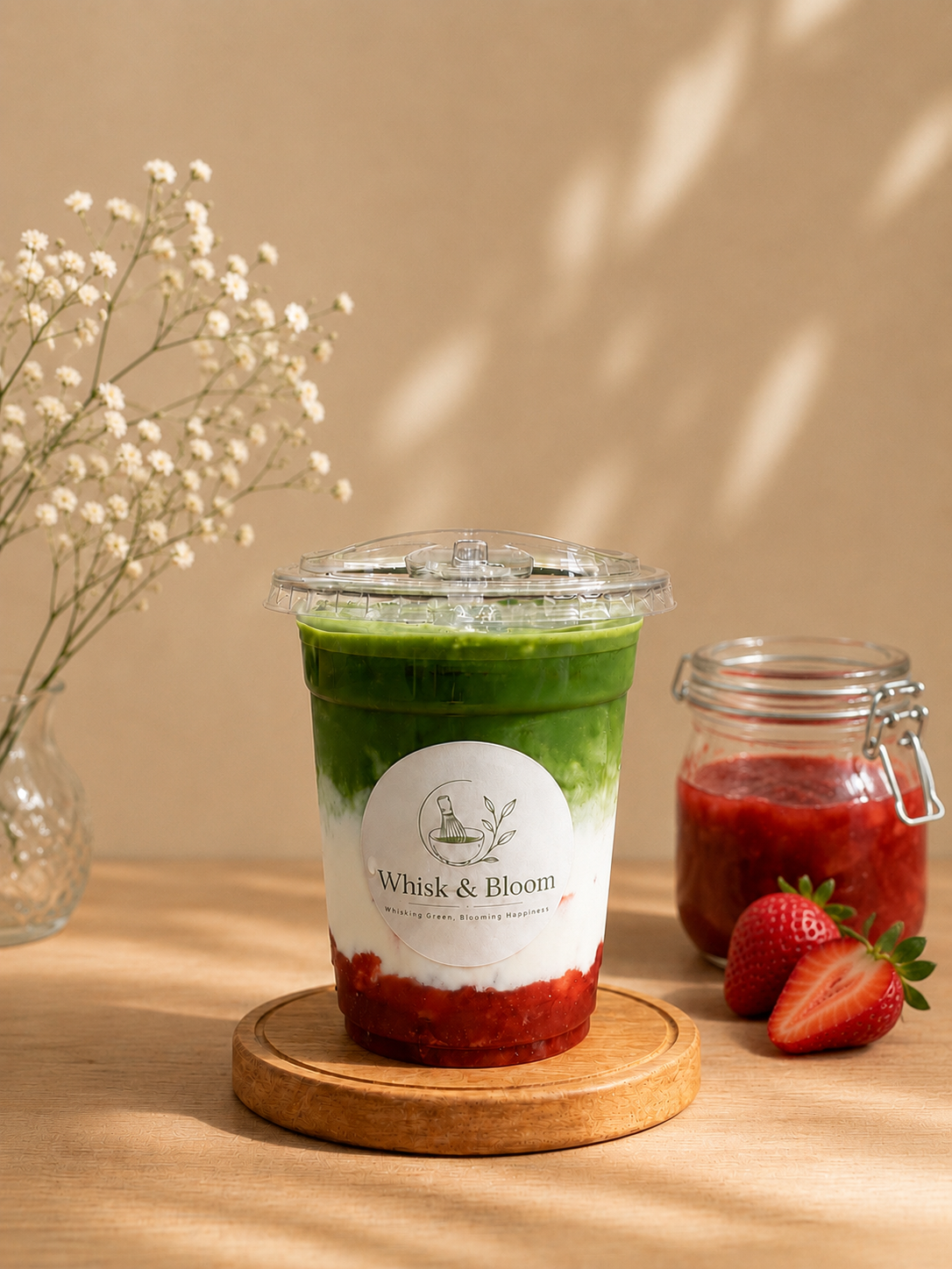 Strawberry Matcha Latte (Bestseller!)