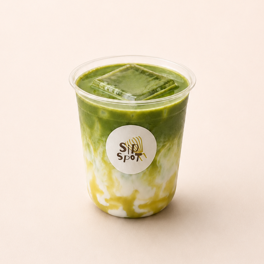 Iced Kaya (Pandan) Matcha Latte