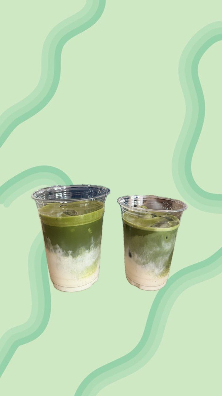iced matcha latte