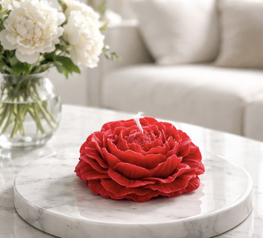 Velvet Peony Candle