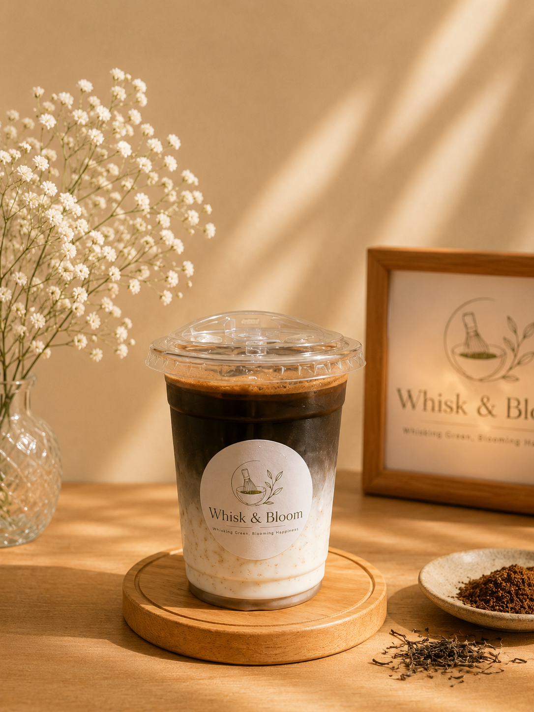 Dark Roasted Hojicha Latte