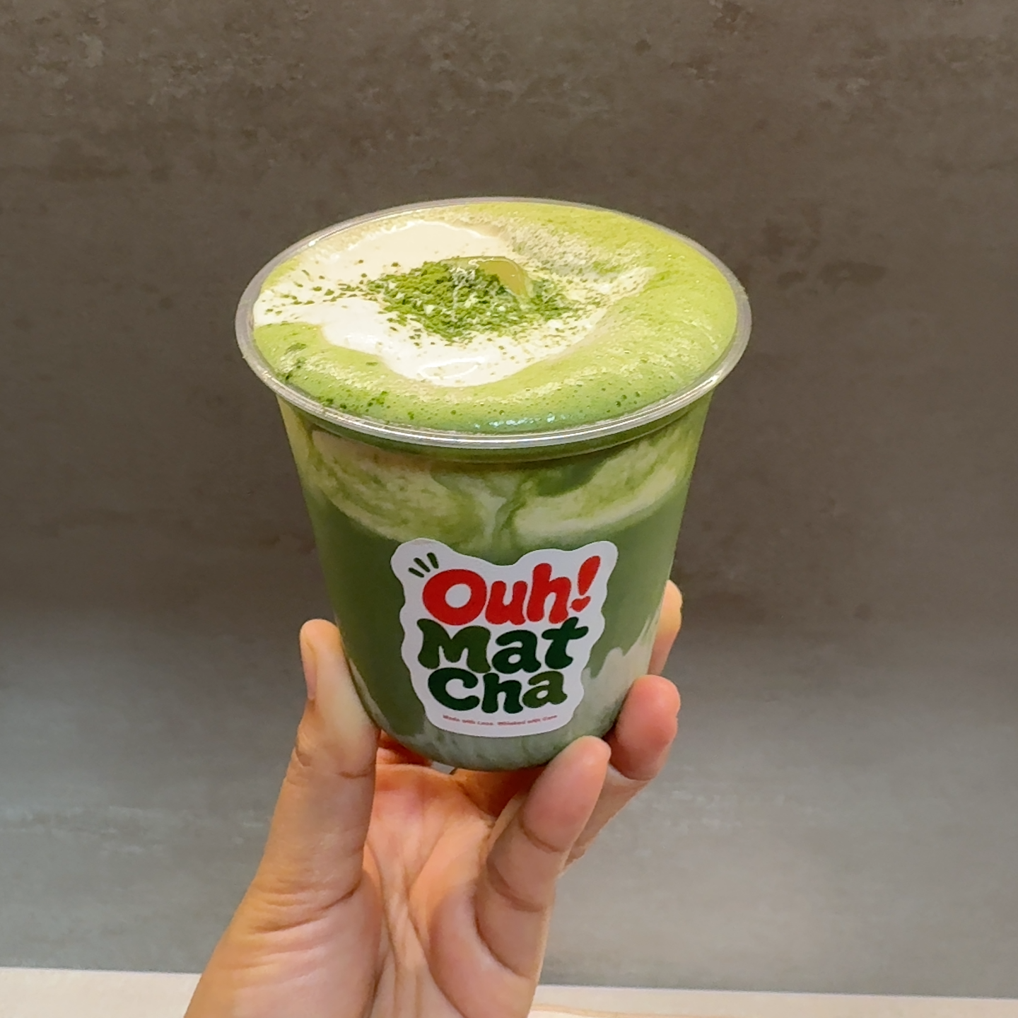 Sea Salt Cream Matcha Latte (Large)