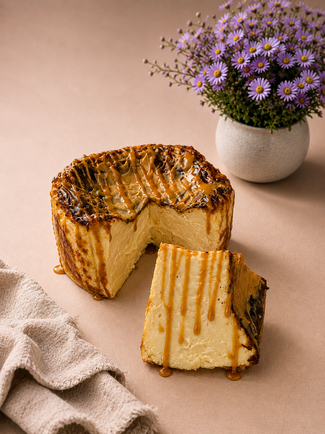Rum Basque Cheesecake