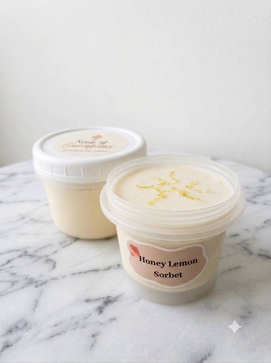 Honey Lemon Sorbet
