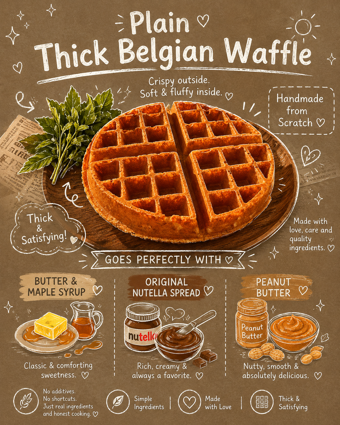 Thick Belgian Waffles