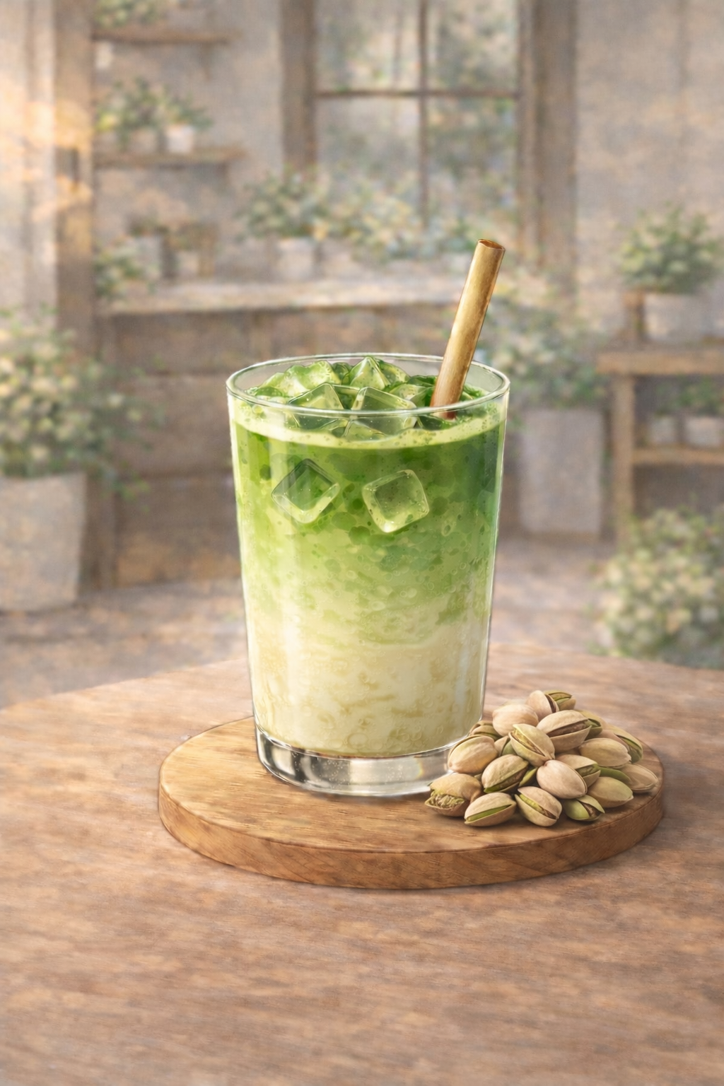 Pistachio Matcha Latte