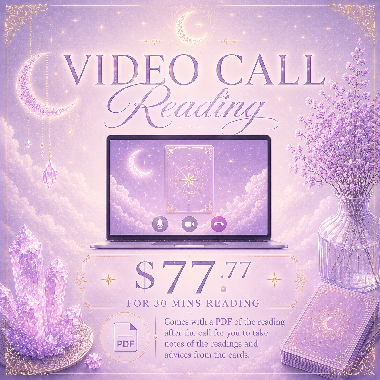 Video Call Tarot Reading 