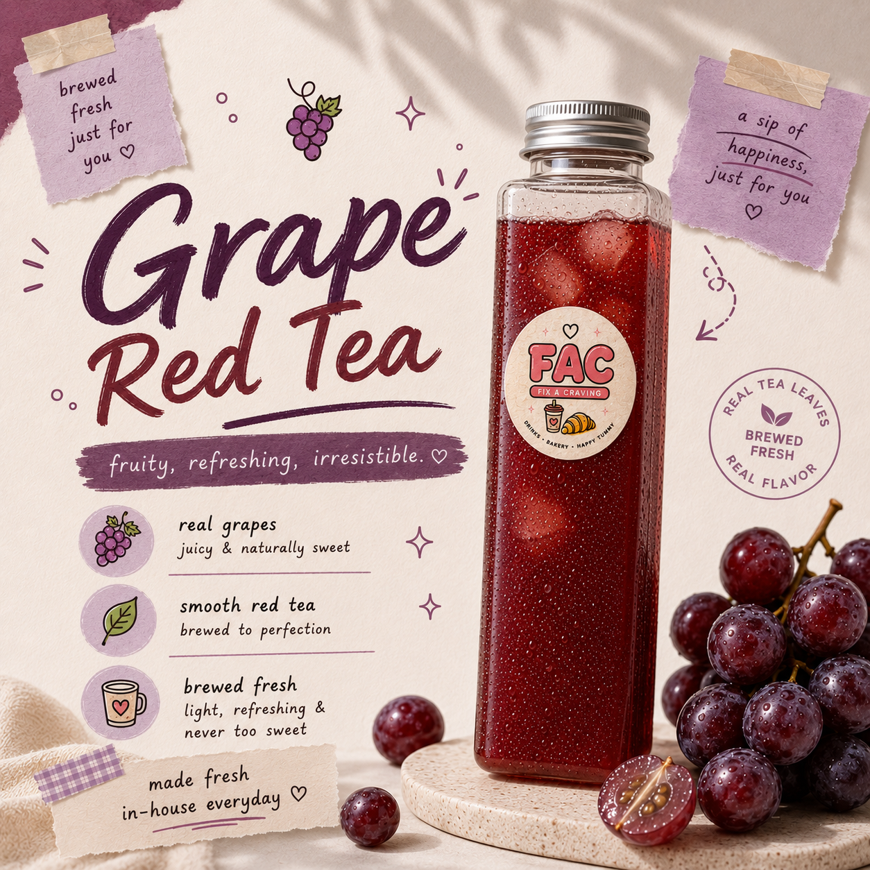 Grape Red Tea 🍇