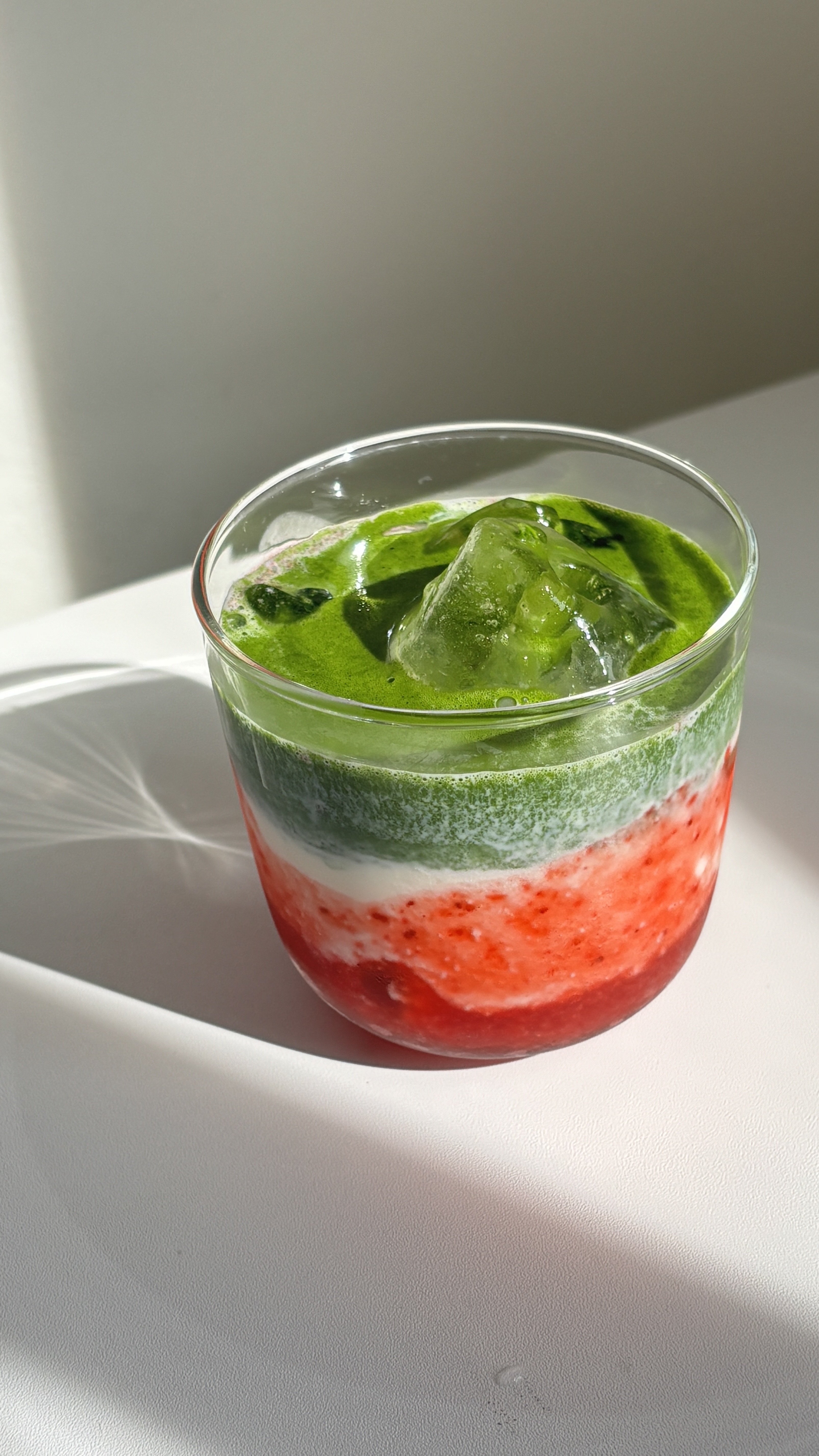 strawberry matcha