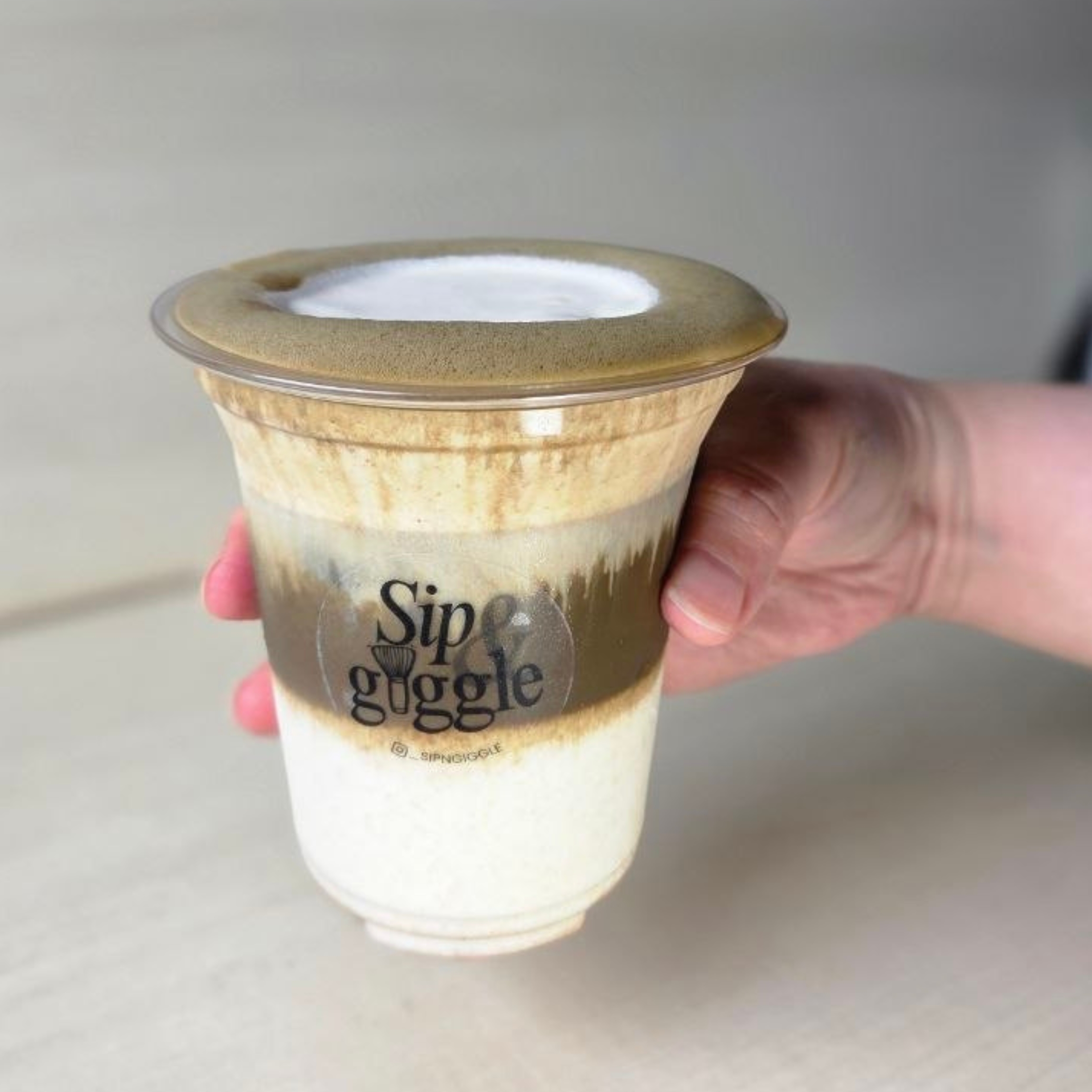 Kinako Cream Hojicha Latte