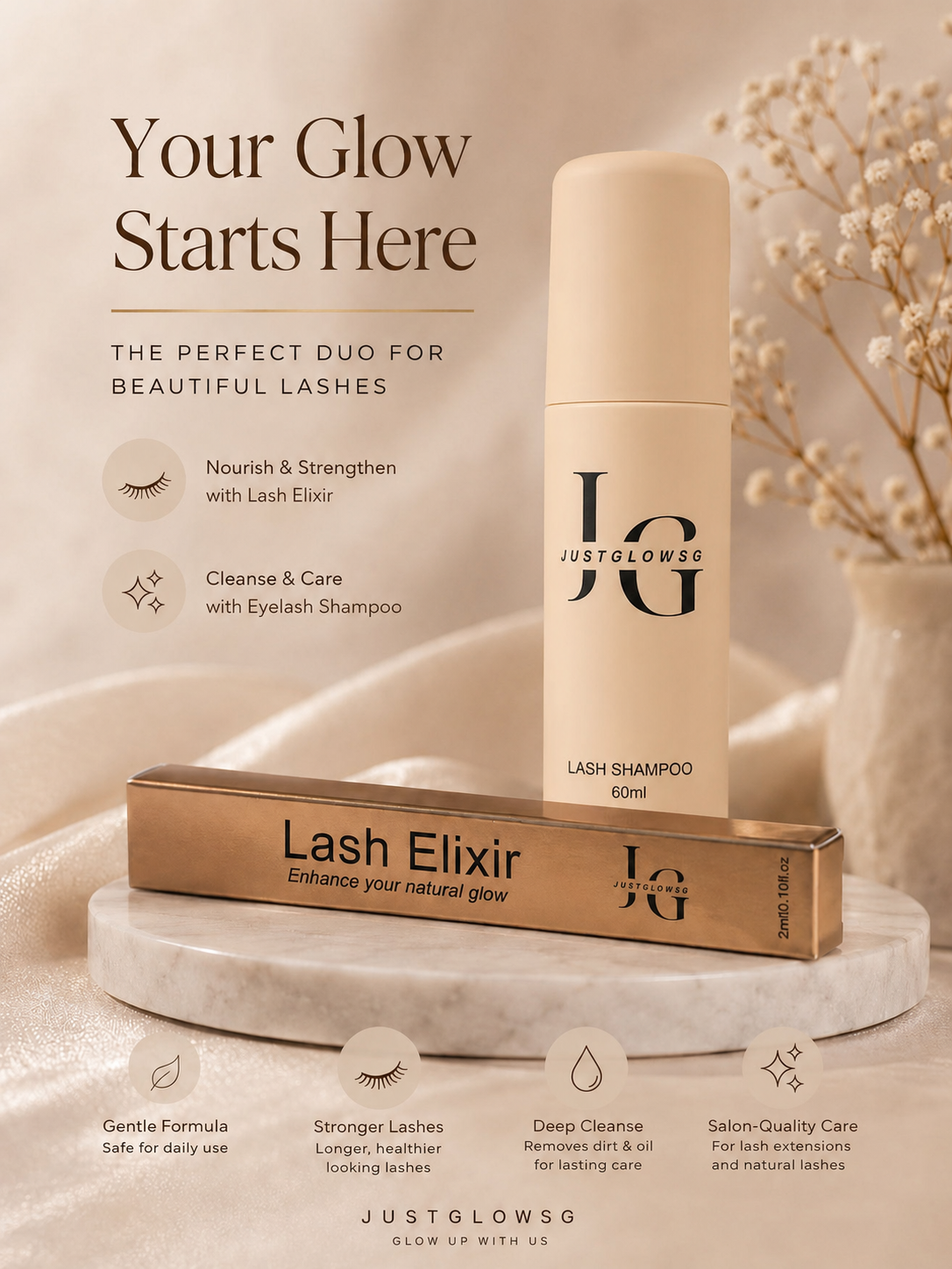 Lash Essential Duo by JUSTGLOWSG