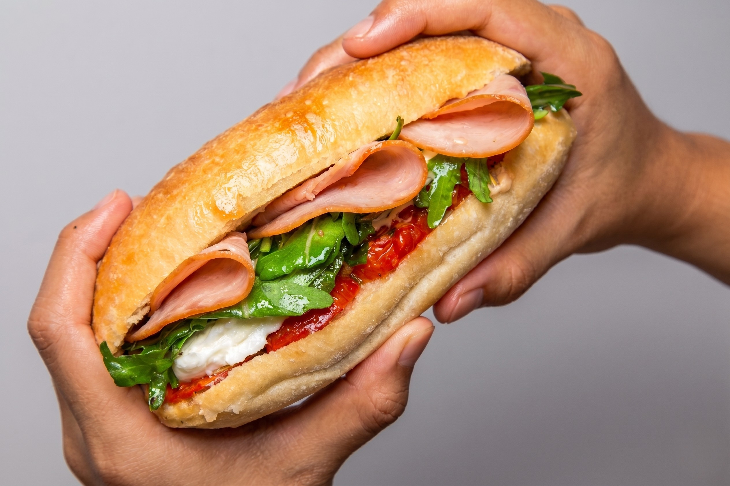 Pistachio Caprese with Turkey Slices 