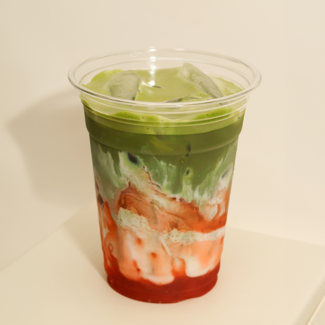 Iced Strawberry Matcha