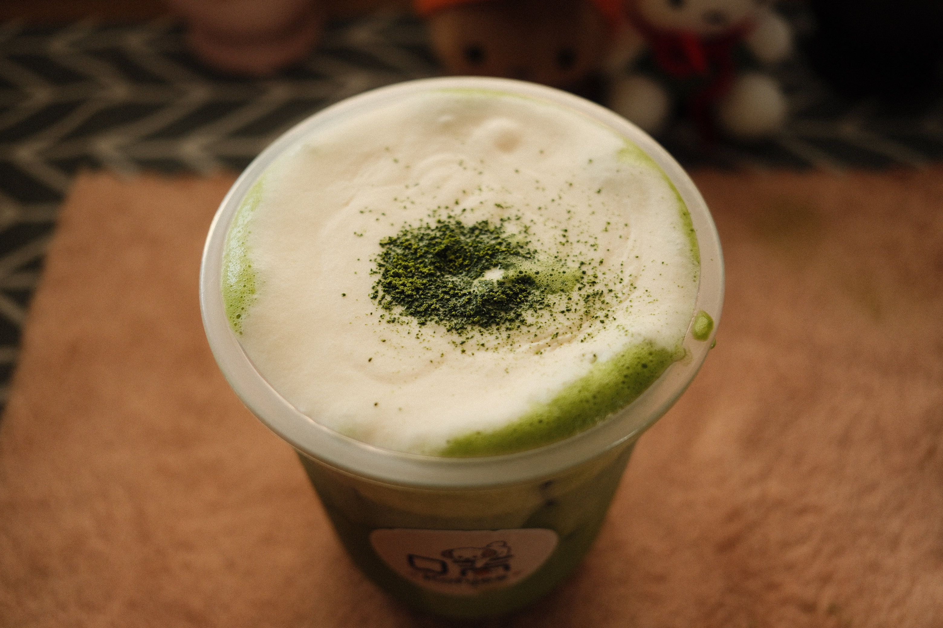 Cloud matcha latte