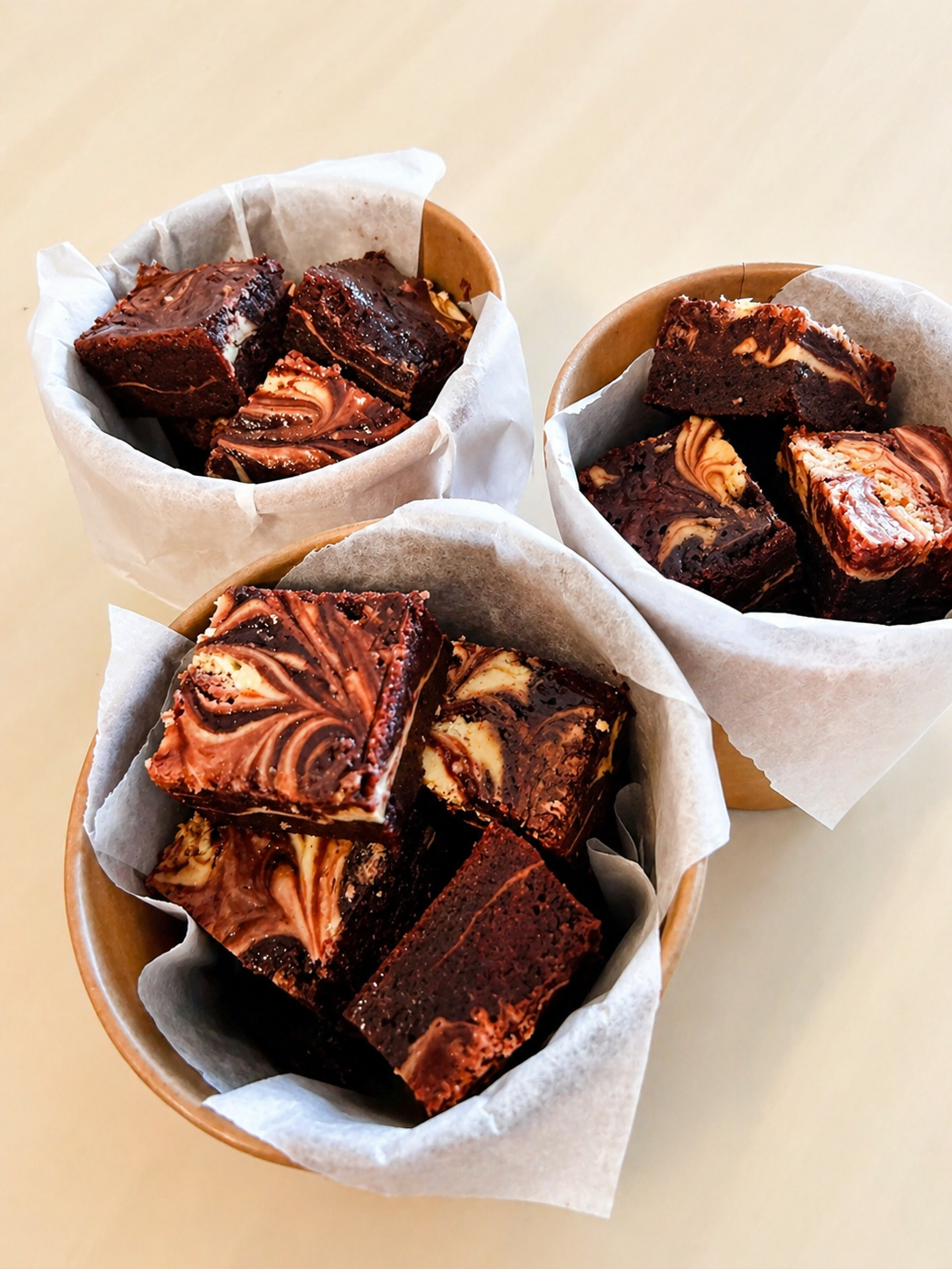 Red Velvet Cream Cheese Brownies 
