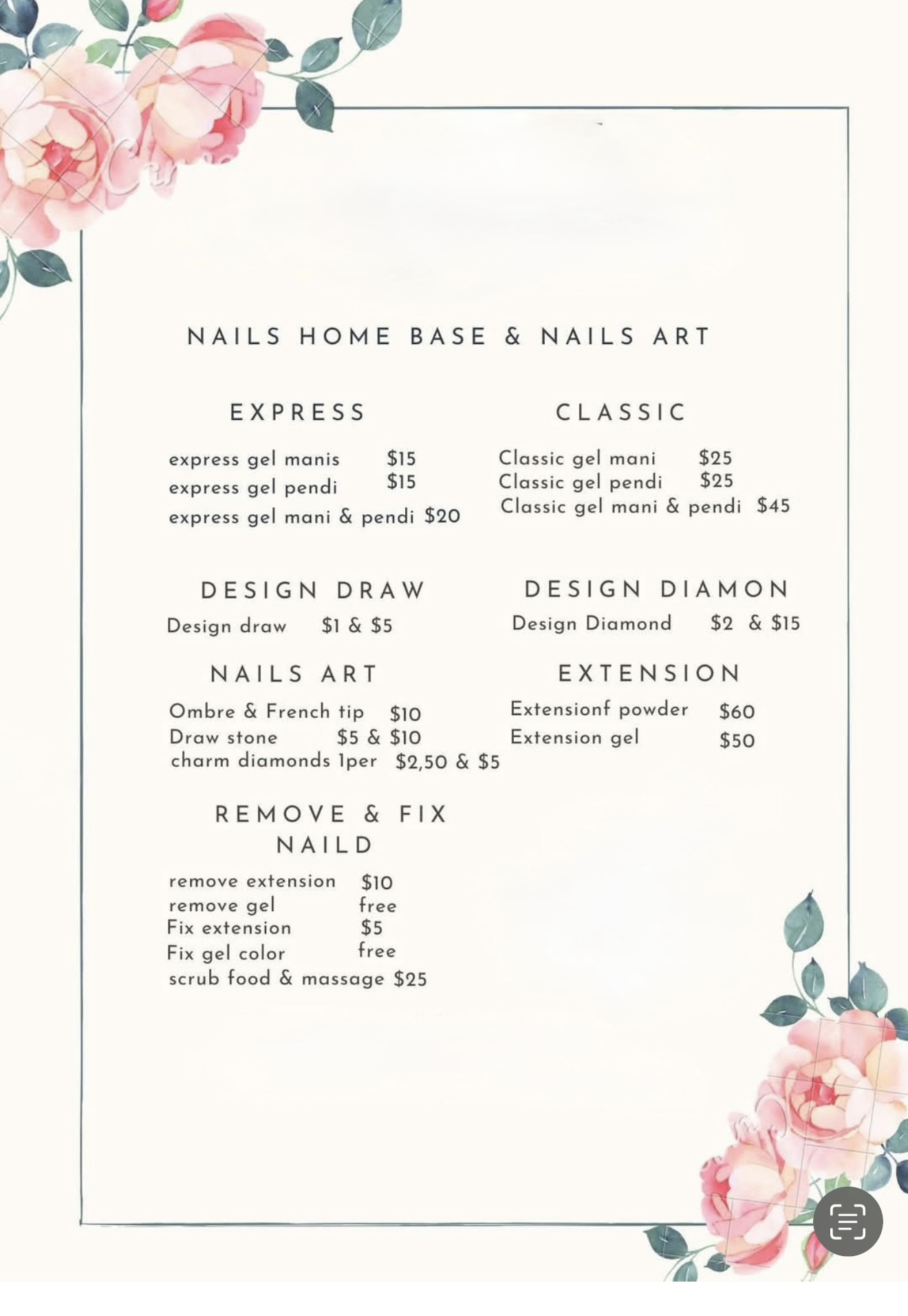 Express mani and pedi